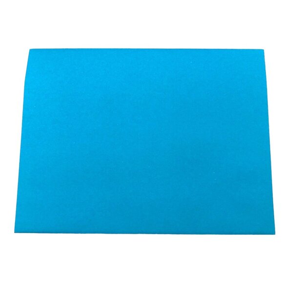 Brite Hue Envelopes 4 3/8 x 5 3/4 Blue Semi Vellum Finish 106 Qty in Box - Picture 5 of 6
